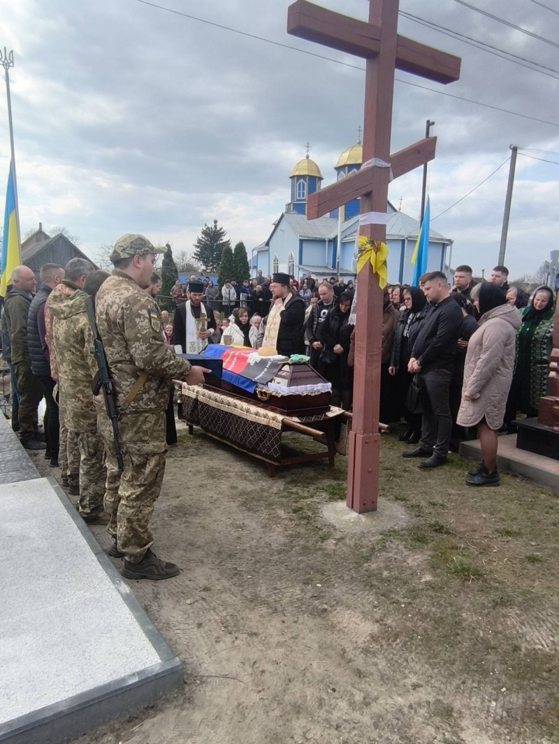 Загинув у грудні 2022 року: на Волині попрощалися із захисником Віктором Михальчуком