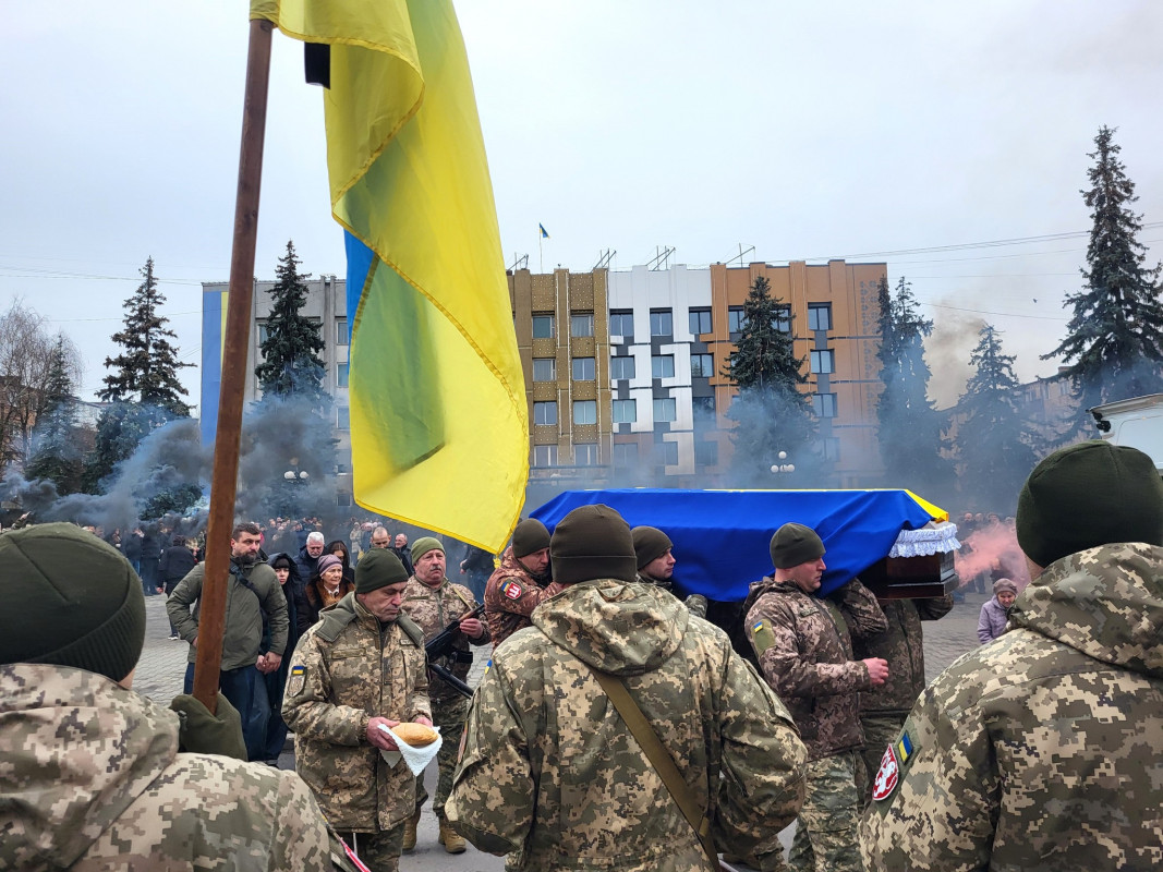 Зник безвісти ще навесні 2024 року: на Волині попрощалися з Героєм Віталієм Тимофєєвим