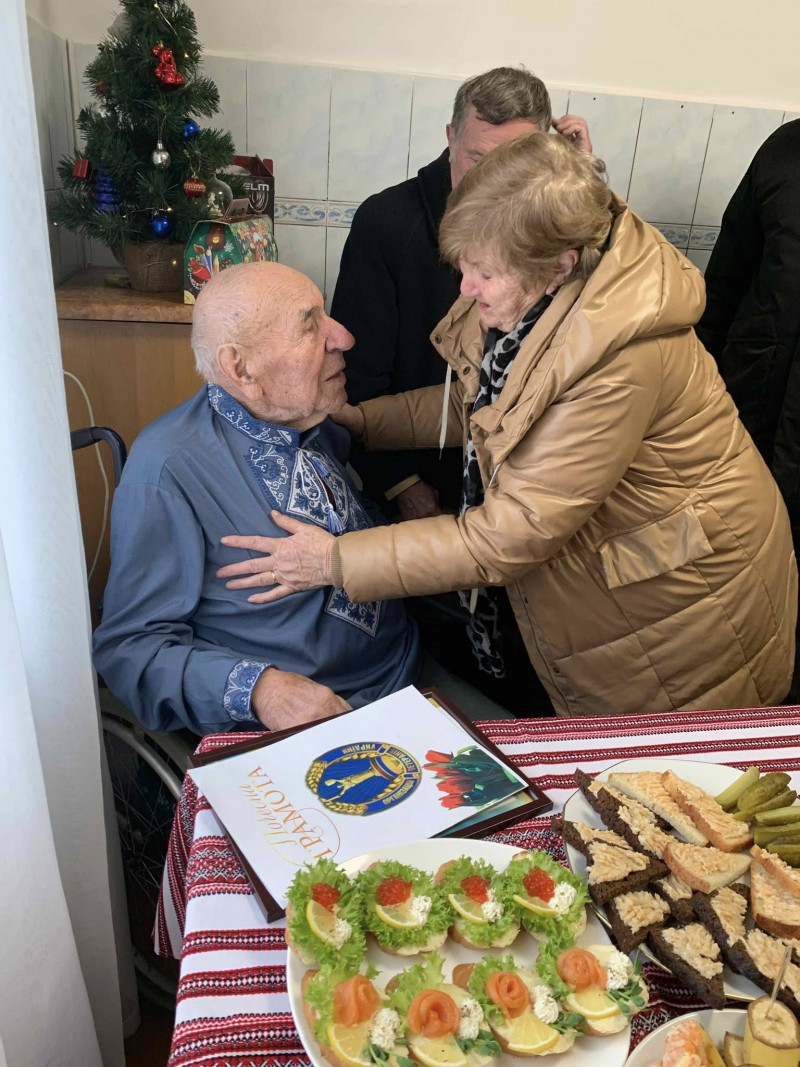 Найстарший житель району: довгожитель з Волині відзначив 104-річчя