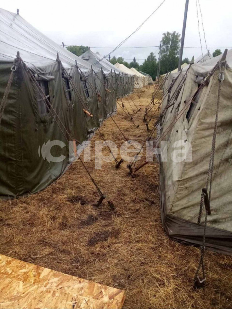 Показали фото польового табору в Білорусі, де, ймовірно, розміститься ПВК «Вагнер»