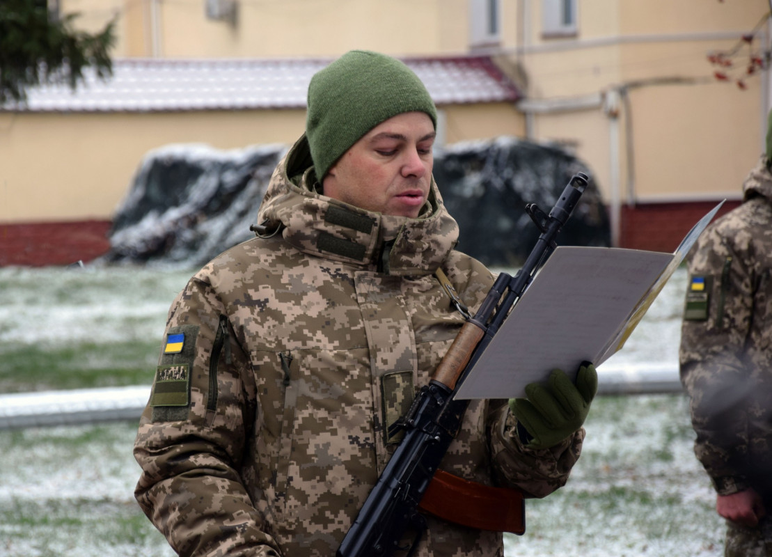 На Волині прикордонники склали військову присягу і стали на захист України