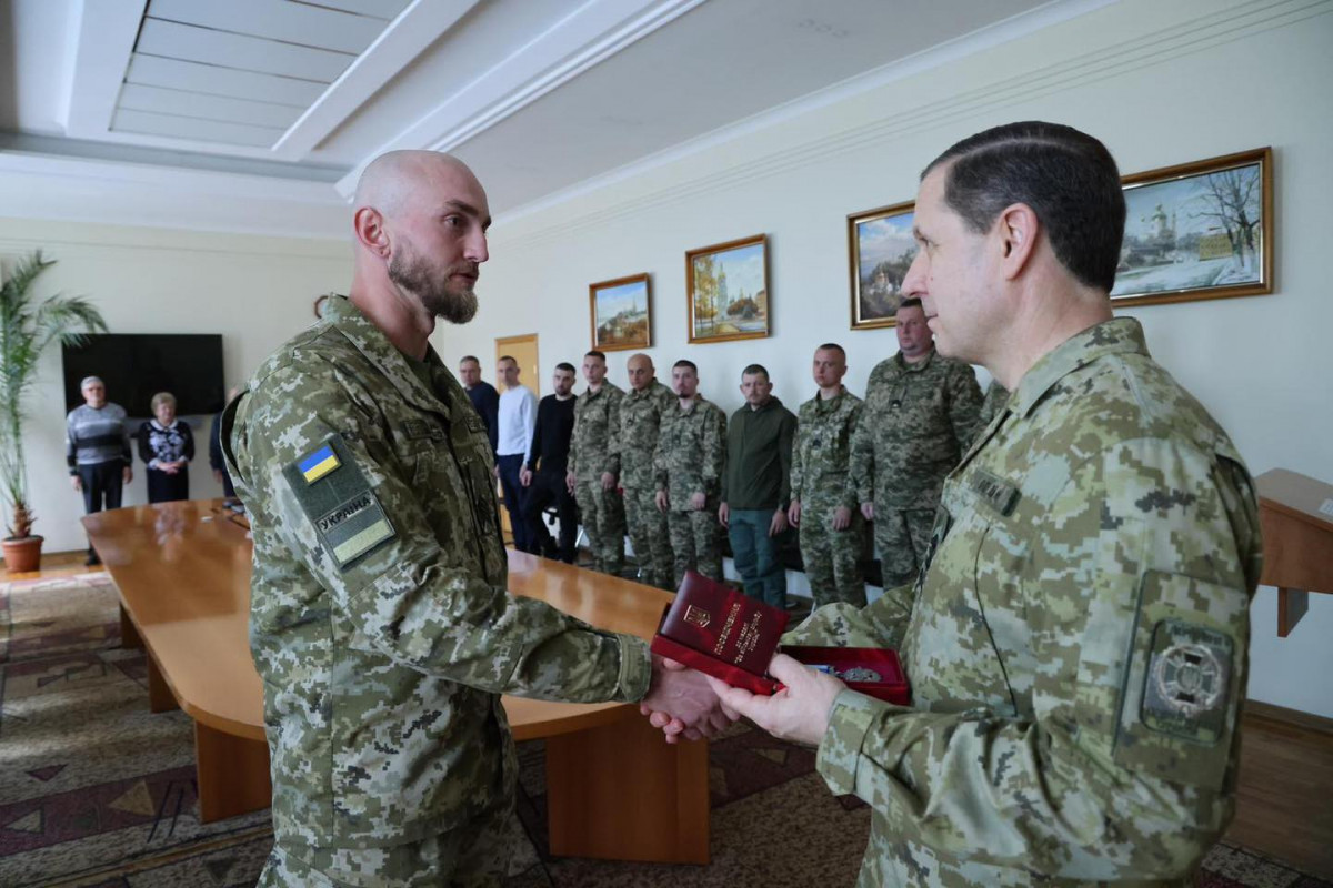 Прикордонники з Волині отримали нагороди за участь у боях на Донеччині та Харківщині