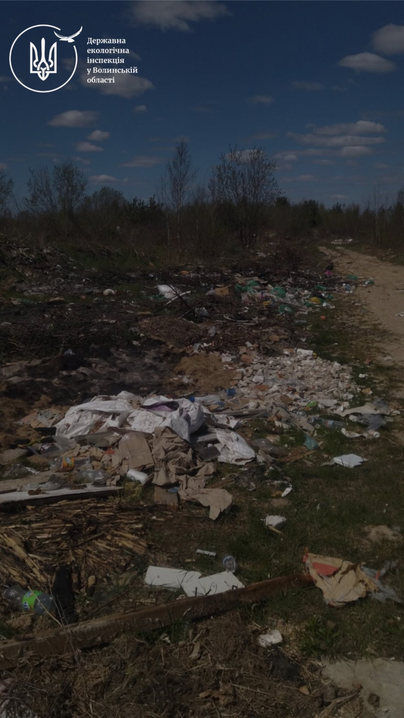 У громаді на Волині виявили 10 стихійних сміттєзвалищ: масштаби вражають