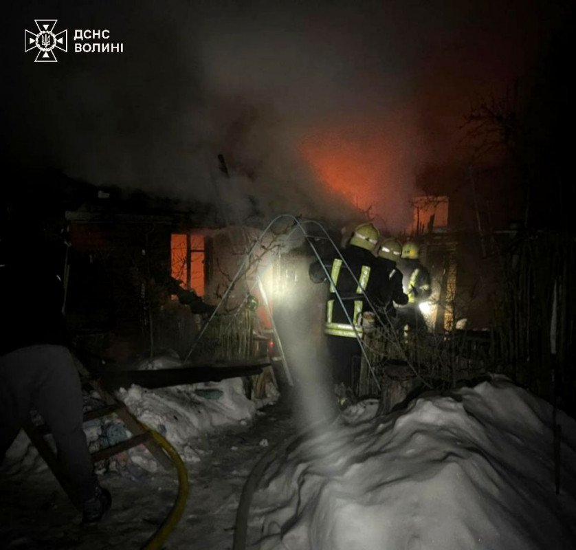 За добу на Волині - 8 пожеж, горіли хліви та літні кухні