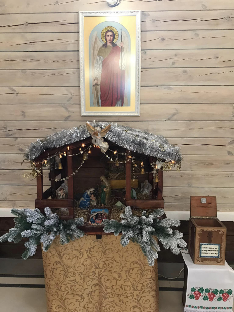 Напередодні Різдва на Волині відбулось перше богослужіння в новозбудованому храмі ПЦУ