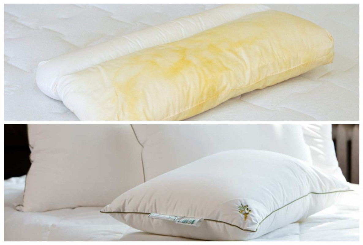 Без прання, хімчистки і дорогих засобів: як очистити подушку від плям поту