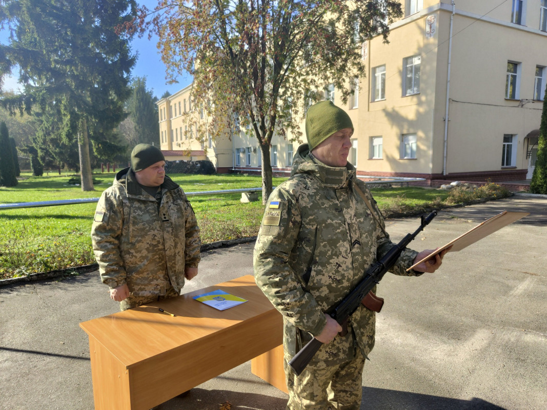 Новобранці Волинського прикордонного загону склали присягу