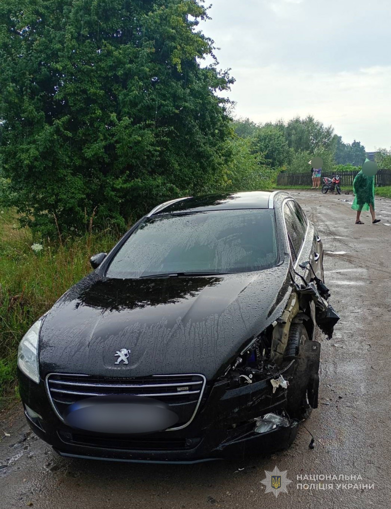 За добу на Волині шестеро мотоциклістів потрапили в ДТП – травмувалося п’ятеро дітей