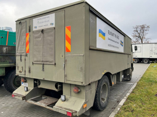 Україна отримає 4 автомобілі з вбудованими генераторами, один лишиться на Волині