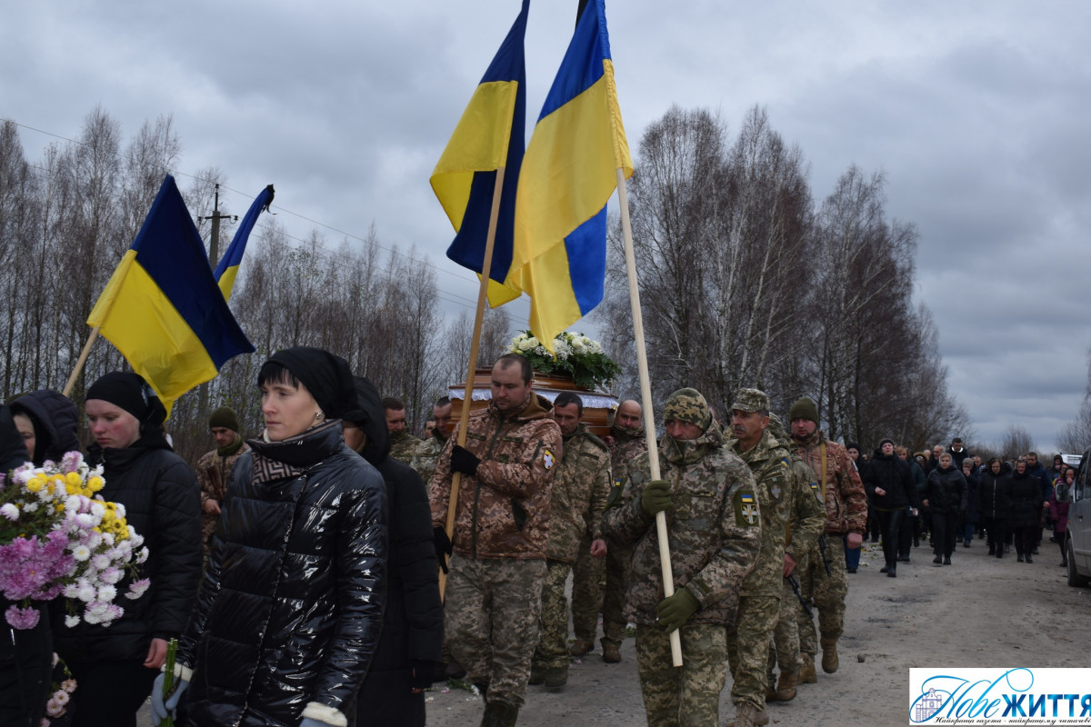 Назавжди 29: на Волині в останню дорогу провели Героя Олега Ковальчука