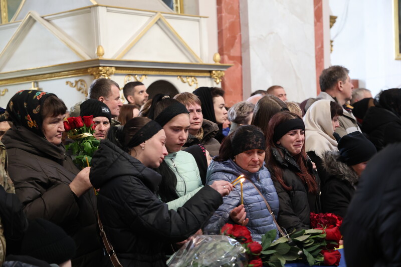 У Луцьку попрощалися з Героями Євгенієм Філясом та Тарасом Медведчуком