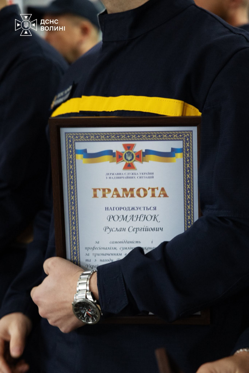 На Волині представили нового очільника рятувальників