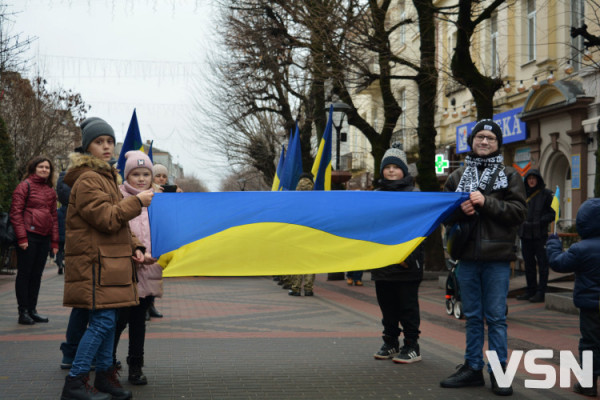 «Одна-єдина, соборна Україна»: як у Луцьку відзначали День Соборності. Фоторепортаж