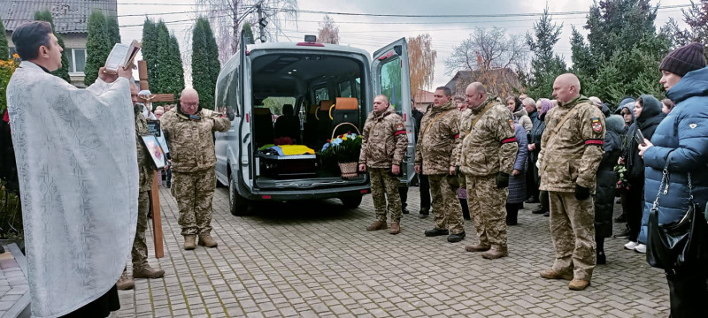 Героїчно загинув на Покровському напрямку: на Волині попрощались із захисником Вадимом Яцишином