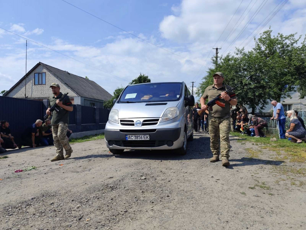 Загинув у квітні 2024 року: на Волині попрощалися із Героєм Олександром Троянчуком
