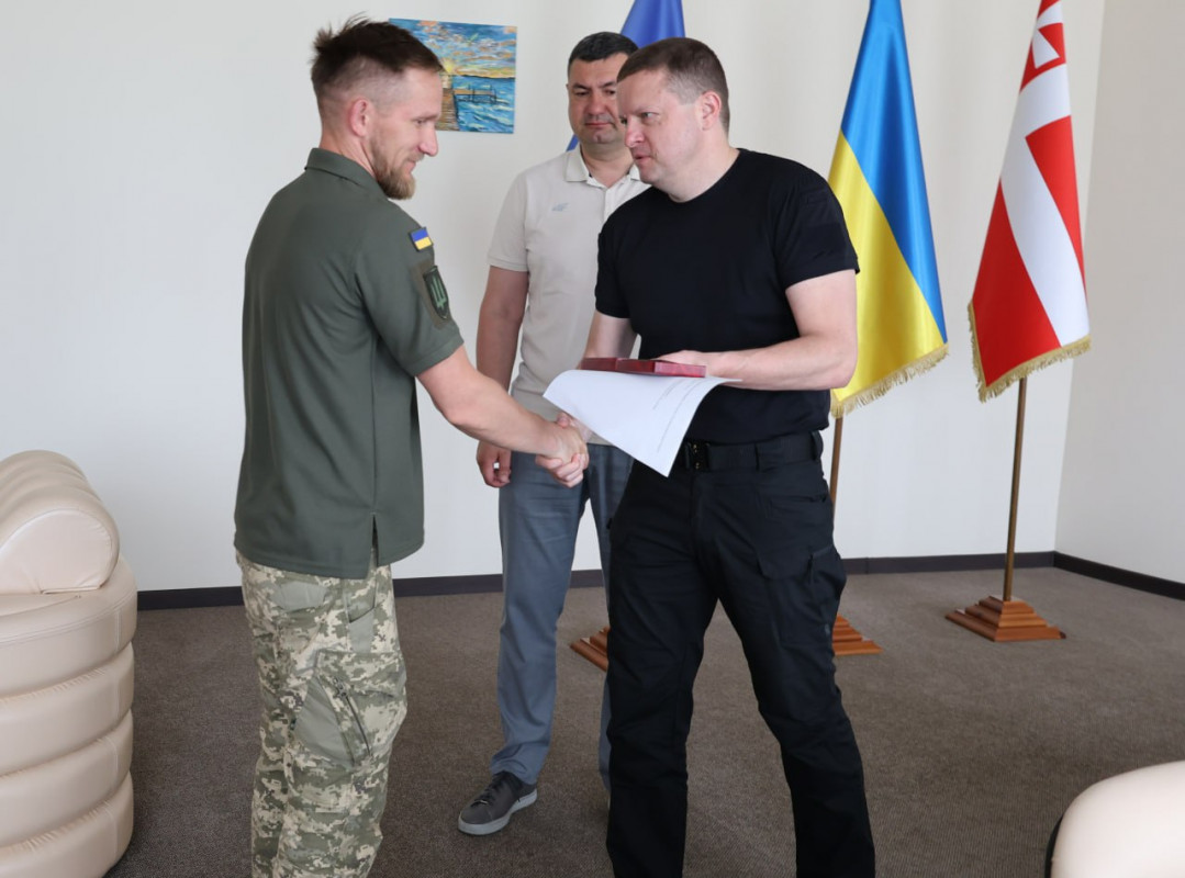 Підполковника з Волині нагородили двома відзнаками Головнокомандувача ЗСУ