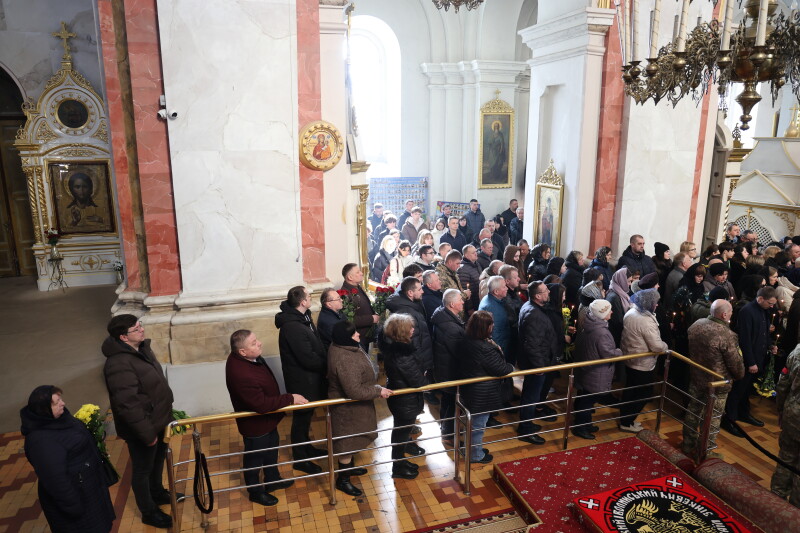 У Луцьку попрощалися з Героями Євгенієм Філясом та Тарасом Медведчуком