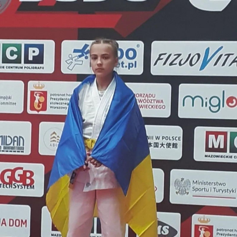 Юна дзюдоїстка з Волині стала призеркою на міжнародному турнірі у Польщі