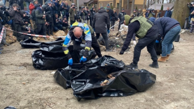 На Київщині вже виявили 1356 тіл убитих росіянами цивільних