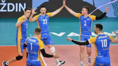Українці впевнено перемогли Бельгію у Золотій Євролізі-2023 з волейболу