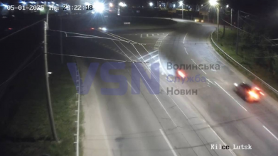 Їхав на величезній швидкості: з'явилося відео смертельної аварії у Луцькому районі, де загинув 17-річний хлопець