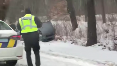 На Волині автівка злетіла з дороги, постраждала жінка