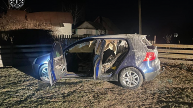 На Волині взяли під варту молодика, який «коктейлем Молотова» підпалив авто знайомого