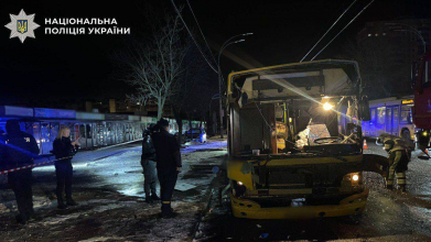 Вибух пасажирського автобуса у Києві