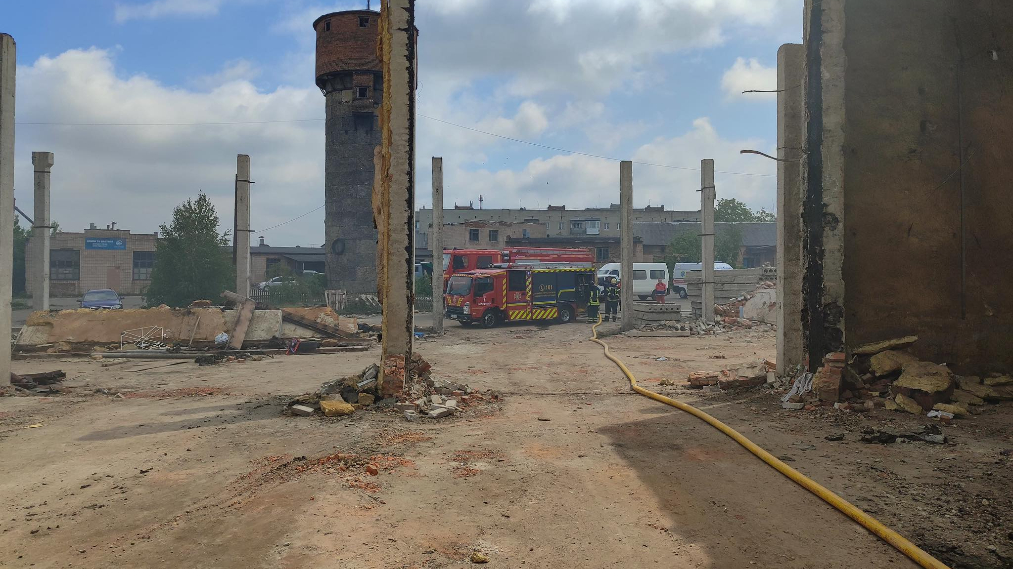 На Волині горів колишній консервний завод