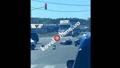 У Ковелі - смертельна ДТП біля АЗС, загинув мотоцикліст