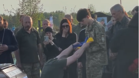 На Волині в останню путь провели Героя Володимира Мельника