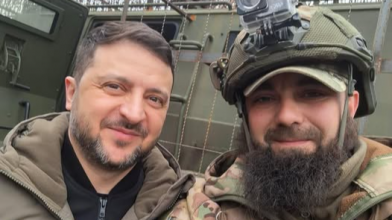 Волинський військовий Сергій Муц супроводжував президента Зеленського на передову