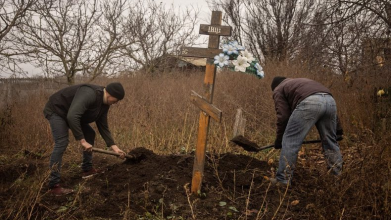 На Херсонщині знайшли масове поховання жертв російської окупації