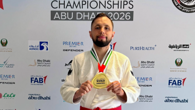 Прикордонник із Луцька вп’яте став чемпіоном світу з джиу-джитсу