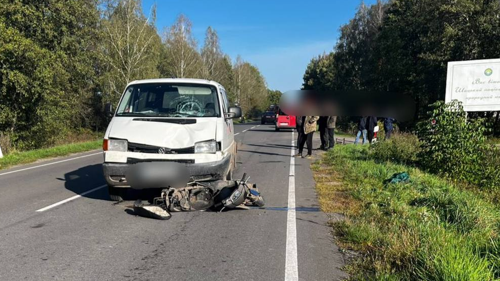 На Волині сталися дві аварії за участі мотоциклістів: 16-річний хлопець в реанімації