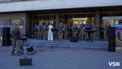 Особливий захід просто неба: у центрі Луцька відбувся концерт військового оркестру