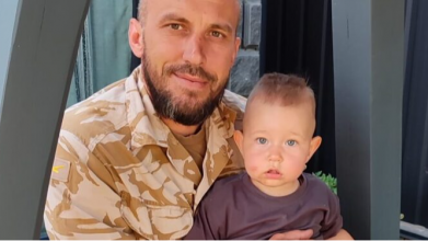 «Мені ж треба ростити сина»: волинянин Ігор Савчука про сім’ю, війну та службу на передовій