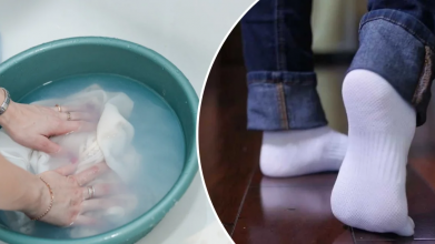 Білі шкарпетки знову як нові: ефективний домашній метод