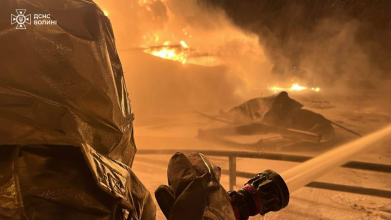 Вночі росіяни атакували локомотивне депо у Ковелі - близько семи влучань ворожими дронами