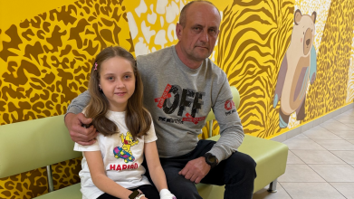 Приїхав з позицій, щоб врятувати доньку: військовий з Волині став донором для своєї дитини