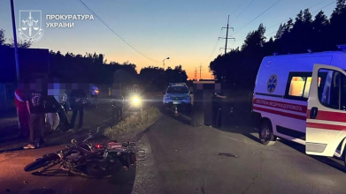 На Волині п’яний мотоцикліст збив 11-річного хлопчика на самокаті: водія взяли під варту