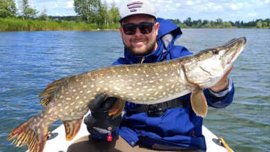 Юрій Гузій впіймав щуку 4,4 кг