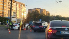 Рух ускладнений: у Луцьку на проспекті Соборності трапилась аварія