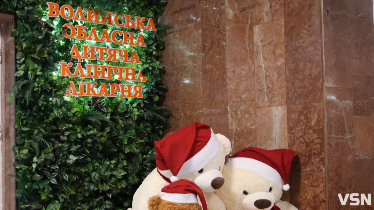 На Волині у лікарняних палатах засяяло свято: поліцейські подарували дітям день усмішок