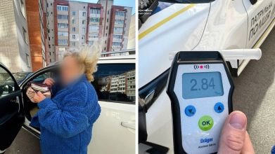 «Пила лише краплі»: у Луцьку п'яна водійка з 2,84 проміле не уникла покарання