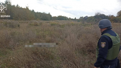 У Луцькому районі в полі виявили вибухівку: що відомо