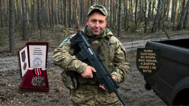 Воїна Олександра Данилюка з Волині відзначили нагородою за мужність і віддану службу