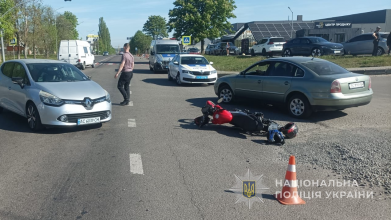 На Волині в аваріях постраждали двоє мотоциклістів