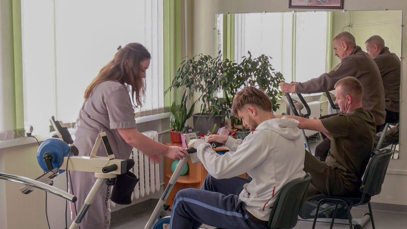 Як реабілітуються військові в районній лікарні на Волині