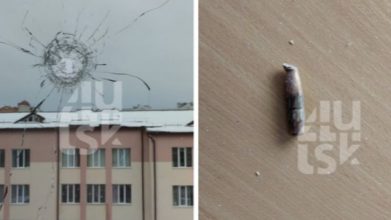 У Луцьку під час атаки шахедів куля влучила у вікно ліцею
